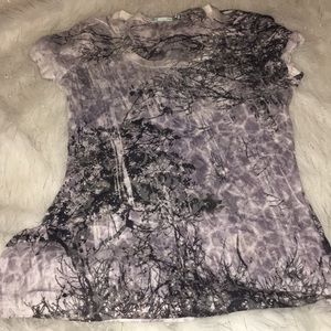 Maurice’s Tie Die TShirt Branches XL Jr A31